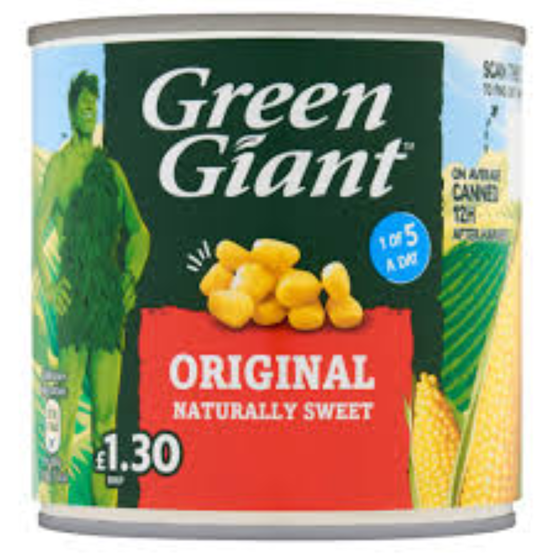 GREEN GIANT ORIGINAL NATURALLY SWEET 340G